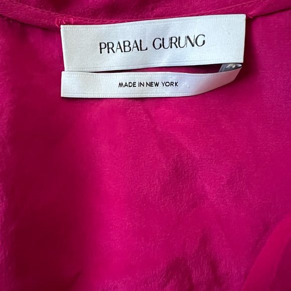 Gorgeous Pink 💯 SILK Prabal Gurung blouse-new no tags - Picture 11 of 14